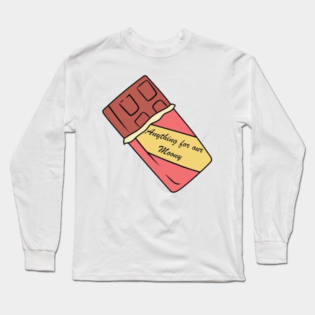 Anything for our Moony *chocolate edition* Long Sleeve T-Shirt by ThePureAudacity